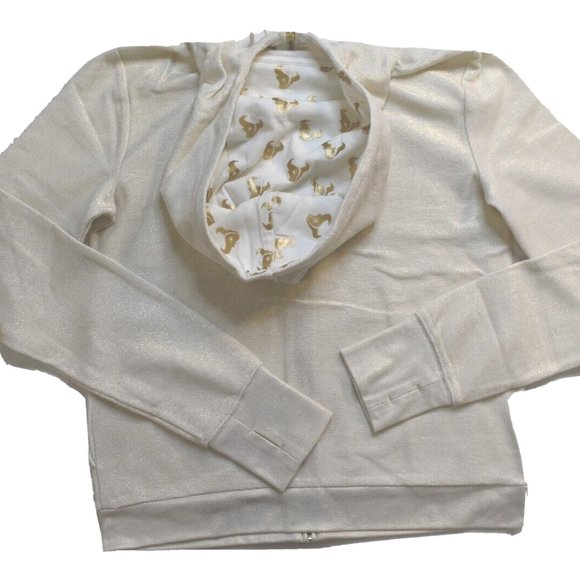 All-Sport Couture Womens NFL Houston Texans Cream Play Action Hoodie New - Picture 7 of 9